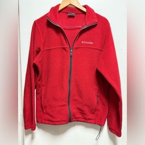 Columbia Women's Red Fleece Jacket Size M